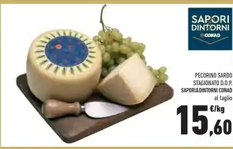 Conad Conad Pecorino Sardo Stagionato D.o.p Sapori E Dintorni offerta