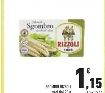 Conad Rizzoli Filetti Di Sgombro In Olio D'Oliva 90 G(ml) offerta