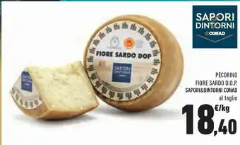 Conad Conad Pecorino Fiore Sardo D.o.p Sapori E Dintorni offerta