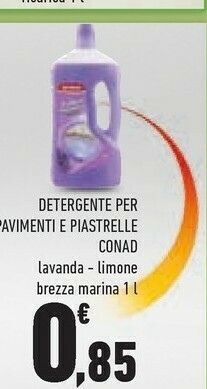 Conad Conad Detergente Per Pavimenti E Piastrelle offerta