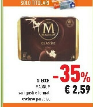 Conad Magnum Stecchi offerta