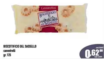 BISCOTTIFICIO DEL SASSELLO canestrelli gr. 125