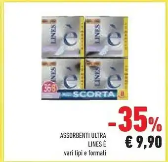 Conad Assorbenti Ultra Lines offerta