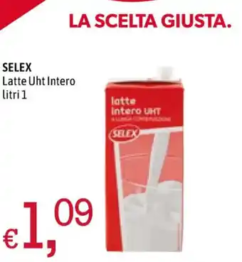 Famila SELEX Latte Uht Intero litri 1 offerta