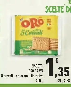 Conad Saiwa Saiwa - Oro 5 Cereali 400 g(ml) offerta