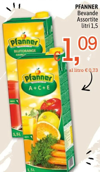 Famila Pfanner Bevande Assortite litri 1,5 offerta