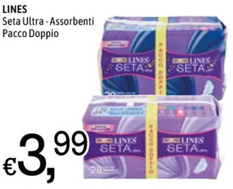 Famila LINES Seta Ultra-Assorbenti Pacco Doppio offerta