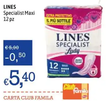 Famila LINES Specialist Maxi 12 pz offerta