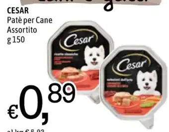 Famila CESAR Patè per Cane Assortito 150 g offerta