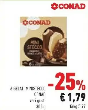 Conad Conad Gelati Ministecco offerta