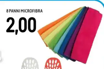 Famila 8 PANNI MICROFIBRA offerta