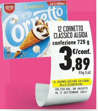 Conad Algida Cornetto Classico offerta