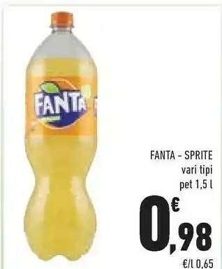 Conad Fanta Orange offerta