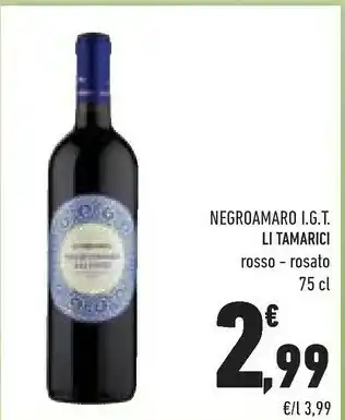 Conad Li Tamarici Negroamaro offerta