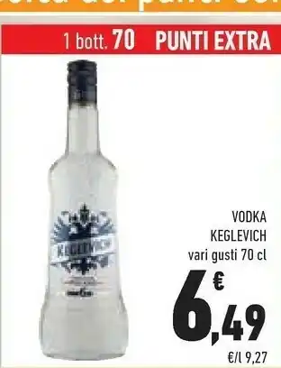Conad Keglevich Fresh Vodka & Menta 700 G(ml) offerta