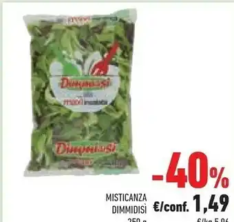 Conad Superstore Dimmidisì Misticanza 250 G offerta
