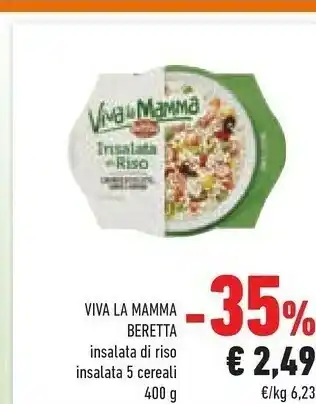 Conad Superstore Beretta Insalata Di Quinoa Con Verdure Viva La Mamma 400 G(ml) offerta