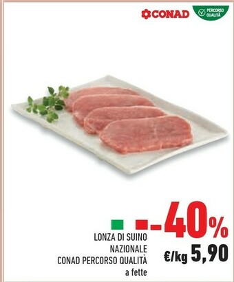 Conad City Lonza Di Suino offerta