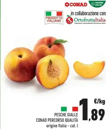 Conad City Sapori Conad Pesche Gialle offerta