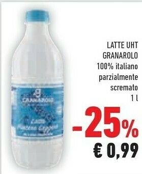 Conad City Granarolo Latte UHT Parzialmente Scremato A Lunga Conservazione 1000 G(ml) offerta