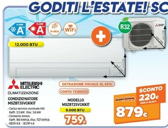 Expert Mitsubishi Electric Condizionatore MSZBT35VGKKIT offerta