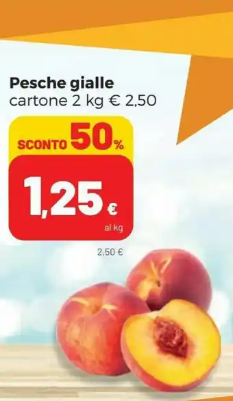 Coop Pesche Gialle Cartone 2000 G offerta