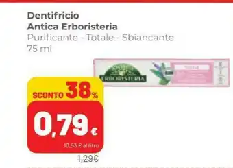 Coop Antica Erboristeria Dentifricio Purificante offerta