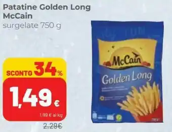 Coop Mccain Golden Long 750 G(ml) offerta