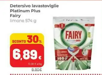 Coop Fairy Detersivo Lavastoviglie Platinum Plus offerta