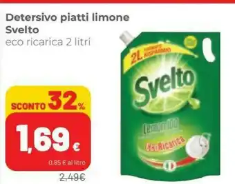 Coop Svelto Detersivo Piatti Limone offerta