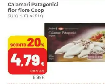 Coop Coop - Calamari Atlantici Surgelati Fiorfiore 400 G(ml) offerta