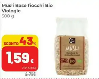 Coop Viologic Musli Base Fiocchi Bio 500 G offerta