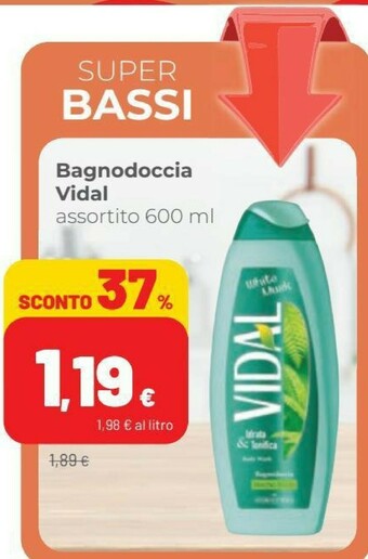 Coop Vidal Bagnoschiuma offerta