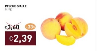 Prezzemolo e Vitale PESCHE GIALLE al kg offerta