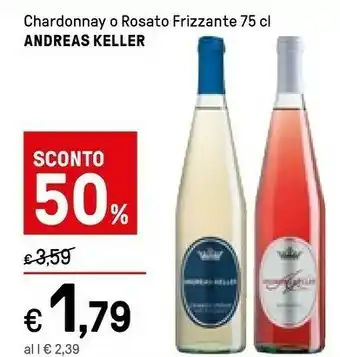 Iper La Grande Andreas Keller Chardonnay O Rosato Frizzante offerta