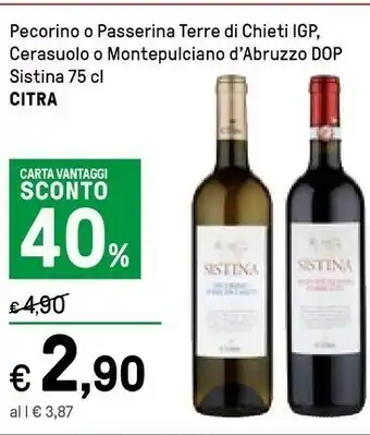 Citra Montepulciano D'Abruzzo 750 G(ml)