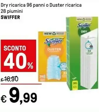 Iper La Grande Swiffer Dry Ricarica 96 Panni O Duster Ricarica offerta