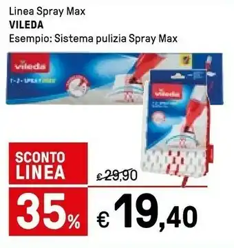 Vileda Sistema Pulizia Spray Max
