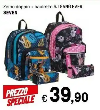 Iper La Grande Seven Zaino Doppio + Bauletto SJ GANG EVER offerta