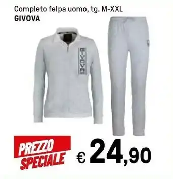 Iper La Grande Givova Completo Felpa Uomo offerta