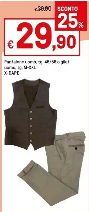Iper La Grande X-cape Pantalone Uomo offerta