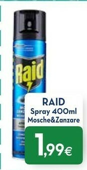 Proshop Raid Insetticida offerta
