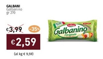 Prezzemolo e Vitale GALBANI Galbanino gr 270 offerta