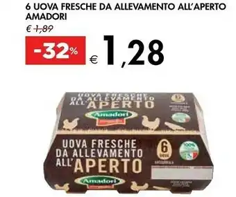 Bennet Amadori 6 Uova Medie Fresche offerta