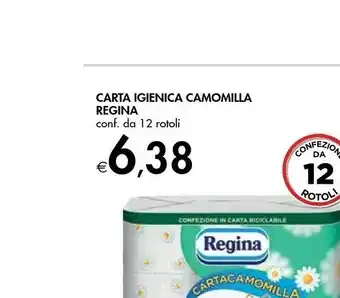 Bennet Regina Carta Igienica Camomilla offerta