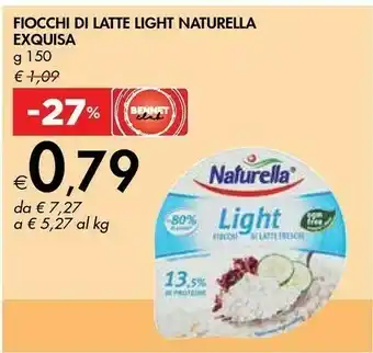 Bennet Naturella Fiocchi Di Latte Light 150 G(ml) offerta