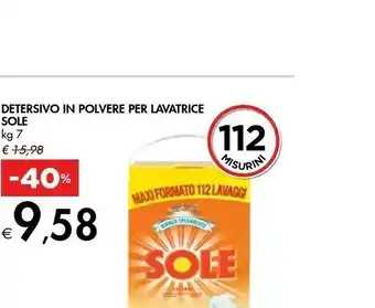 Bennet Sole Detersivo In Polvere Per Lavatrice offerta
