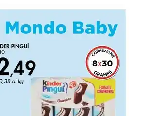 Bennet Ferrero Kinder Pinguì Cioccolato 240 G(ml) offerta