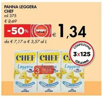 Bennet Parmalat Chef Leggera 375 G(ml) offerta