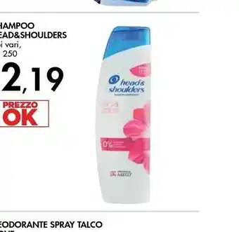 Bennet Head & Shoulders 8001841412160 Shampoo Per Capelli Unisex Non Professionale 250 Ml offerta